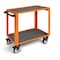 Beta Tool Cart, Steel, 1650 lbs Load Capacity, 2 Shelves, 35.4 in L, 19 in W, 34 in H 051000501 - alternate 1